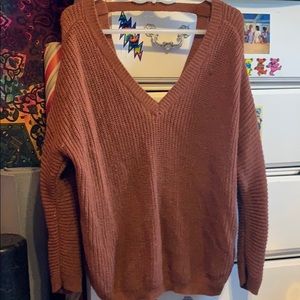 Open Back Sweater